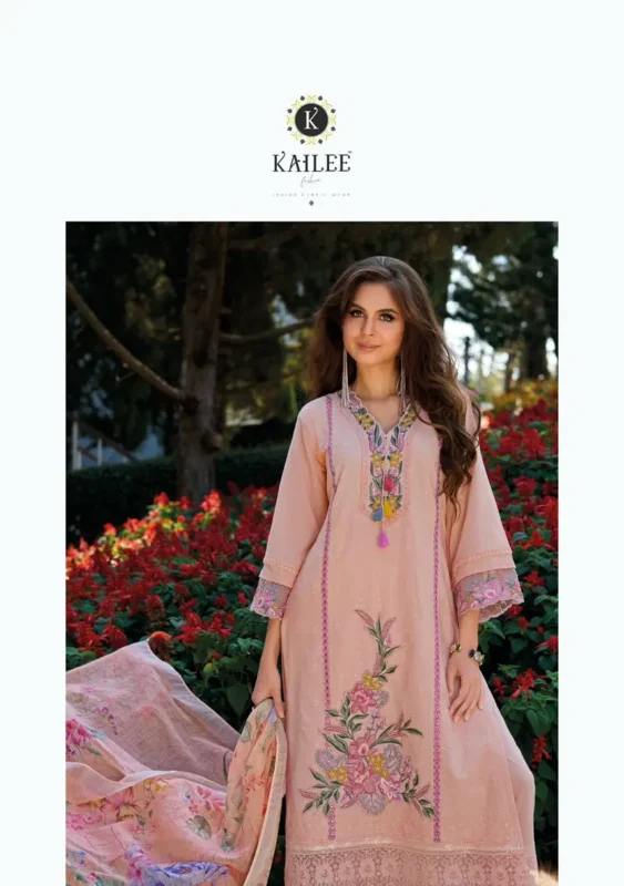 Beautiful Kailee Suffy Vol 02 Cotton With Chikankari Worked Kurti WIth Bottom Dupatta Wholesale 2026