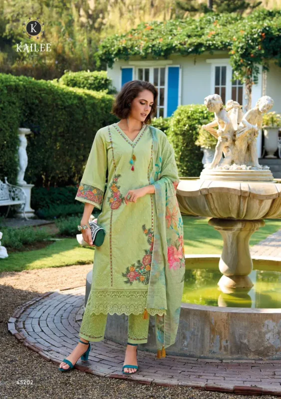 Beautiful Kailee Suffy Vol 02 Cotton With Chikankari Worked Kurti WIth Bottom Dupatta Wholesale 2026