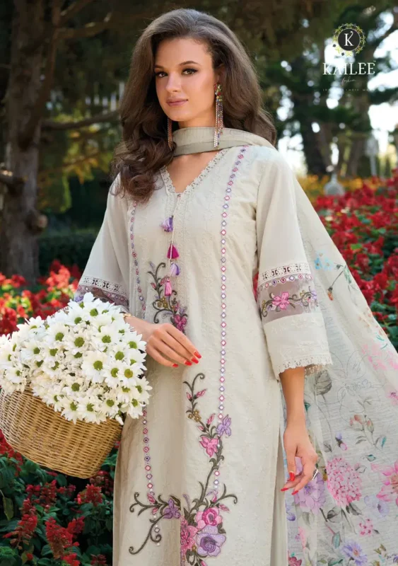 Beautiful Kailee Suffy Vol 02 Cotton With Chikankari Worked Kurti WIth Bottom Dupatta Wholesale 2026