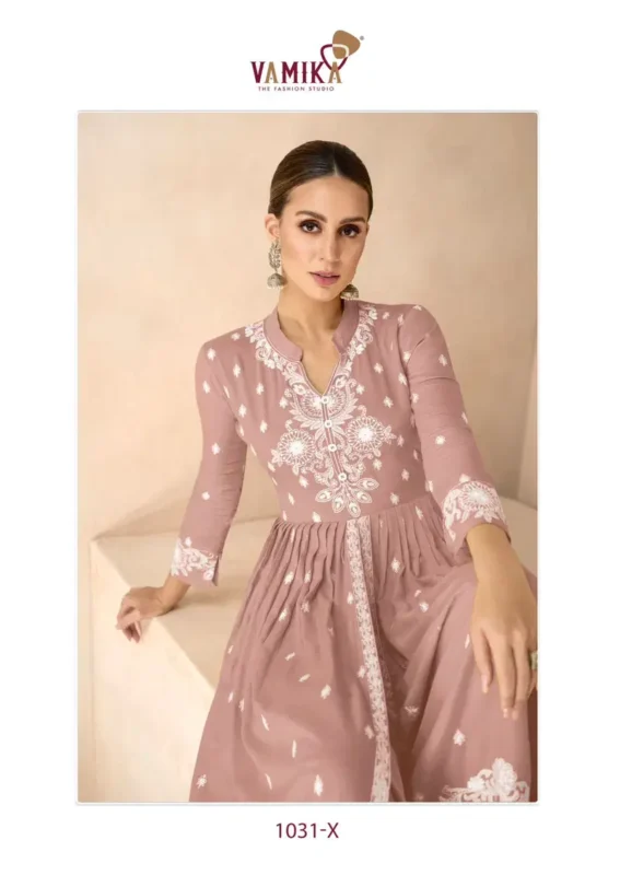 Launching Vamika Lakhnavi Vol 6 Gold List Rayon With Thread Work Designer Salwar Suit Wholesale 2026