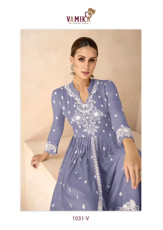Launching Vamika Lakhnavi Vol 6 Gold List Rayon With Thread Work Designer Salwar Suit Wholesale 2026