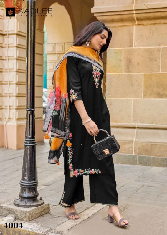 Launching Kadlee Vaari Viscose Weaving With Handworked Kurti With Bottom Dupatta Wholesale 2026