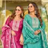 Aanchi Prakriti VIchitra Silk Embroidered Fancy Kurti With Bottom Dupatta Wholesale
