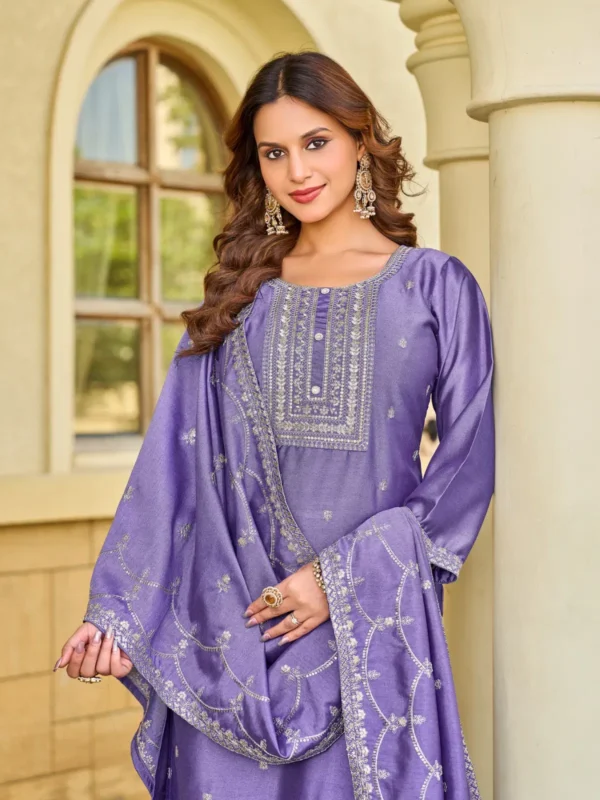 Buy Aanchi Prakriti VIchitra Silk Embroidered Fancy Kurti With Bottom Dupatta Wholesale 2026