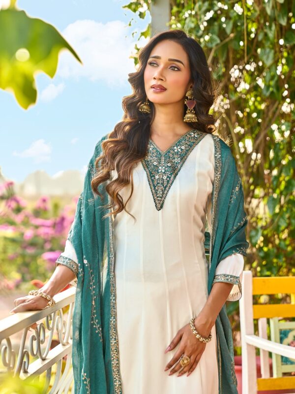 Latest Aanchi Aanya Rangoli Crush Embroidered Kurti With Bottom Dupatta Wholesale 2026