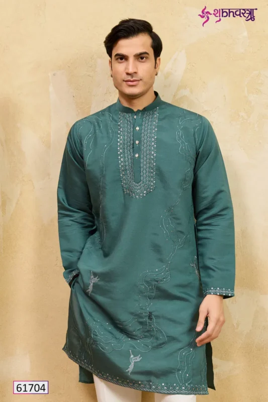 Launching Shubhvastra Prestige Viscose Silk Mens Kurta Collection Wholesale 2026