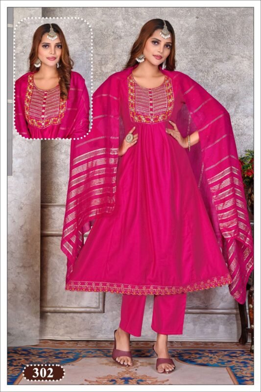Buy Dnp Paavi Gadwal Silk Kurti Bottom With Dupatta Wholesale 2026