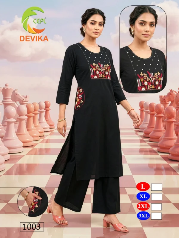 Launching Dnp Devika Dhaboo Cotton Kurti With Plazzo Wholesale 2026