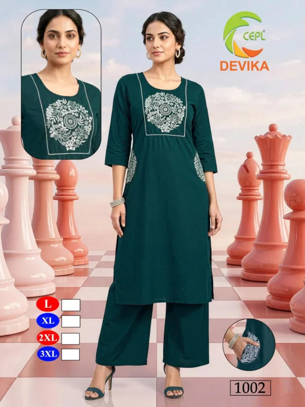 Launching Dnp Devika Dhaboo Cotton Kurti With Plazzo Wholesale 2026