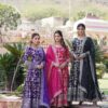 SF LW 9172 Jacquard Gown With Dupatta Wholesale