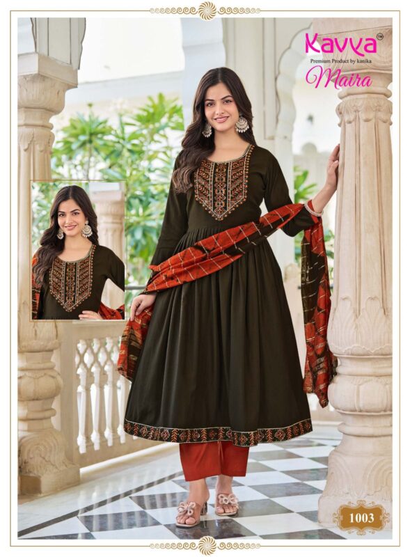 Buy Kavya Maira Vol 1 Vetican Chanderi Zari Fancy Dyeing Top With Bottom And Dupatta Wholesale 2026