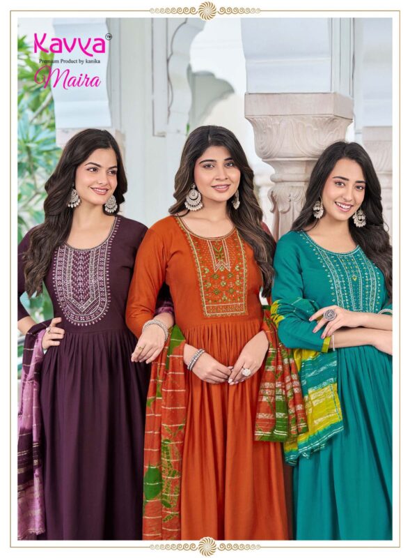 Buy Kavya Maira Vol 1 Vetican Chanderi Zari Fancy Dyeing Top With Bottom And Dupatta Wholesale 2026