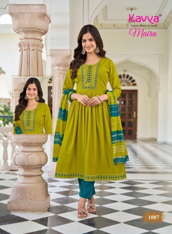 Buy Kavya Maira Vol 1 Vetican Chanderi Zari Fancy Dyeing Top With Bottom And Dupatta Wholesale 2026