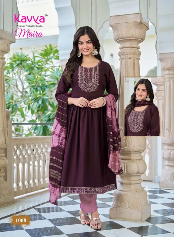 Buy Kavya Maira Vol 1 Vetican Chanderi Zari Fancy Dyeing Top With Bottom And Dupatta Wholesale 2026