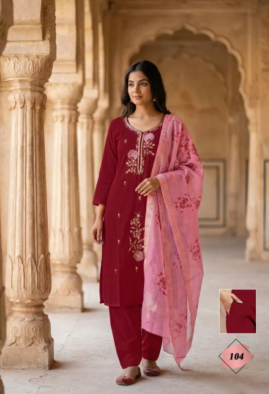 Latest Dnp Saatvika Vol 1 Vatican Top With Bottom And Dupatta Wholesale 2026