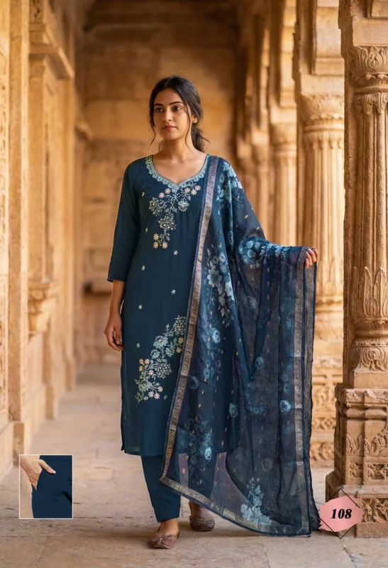 Latest Dnp Saatvika Vol 1 Vatican Top With Bottom And Dupatta Wholesale 2026