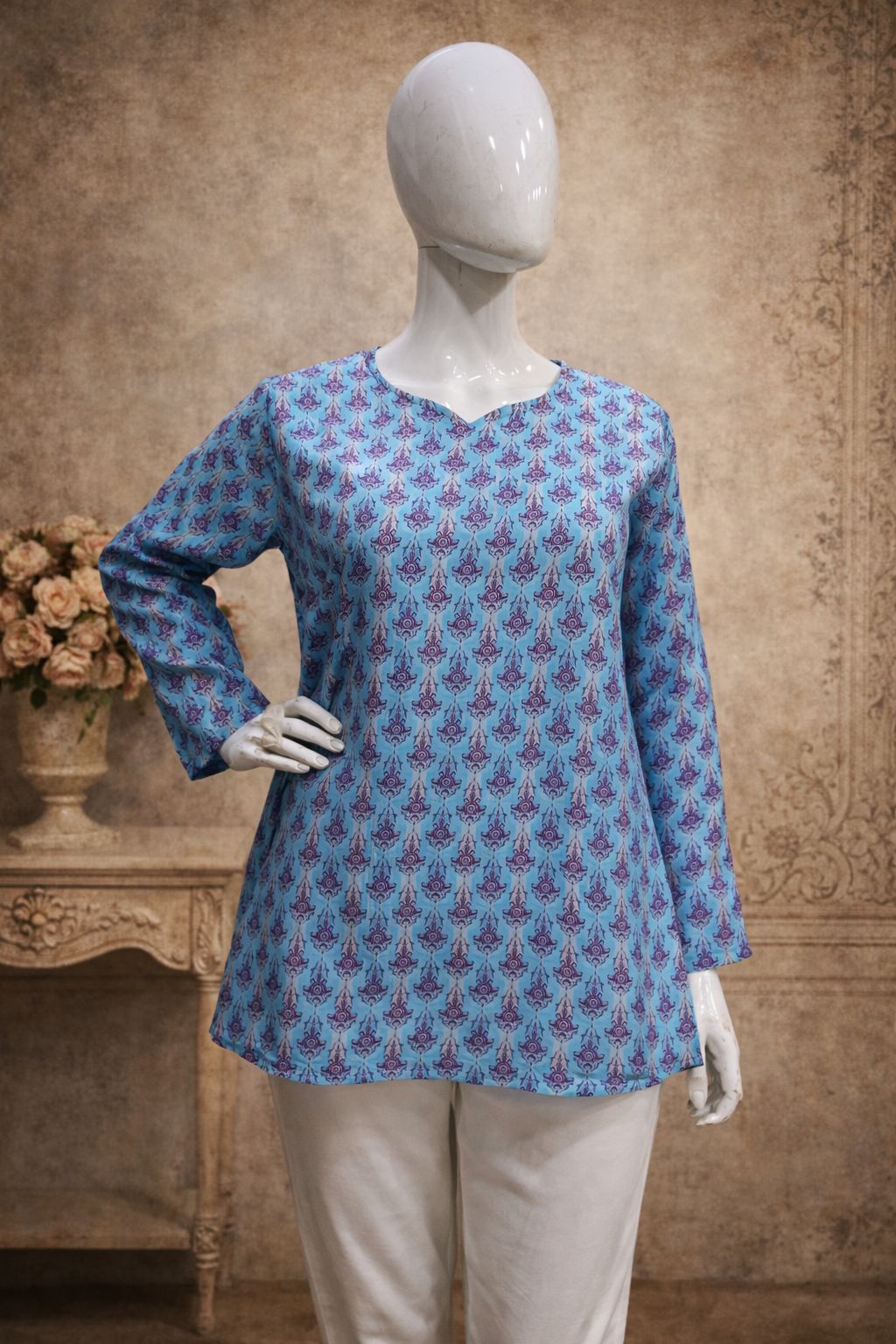 Launching Aawiya RJ 27 Heavy Muslin Digital Printed Tunic Style Top Wholesale 2026