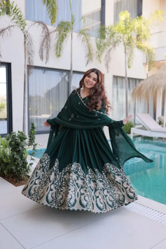 Stylish Lw 9316 Rangoli Crush Sequins Embroidered Gown With Dupatta Collection Wholesale 2026