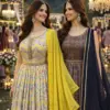Mrudangi Muskan Vol 2 Soft Dola Silk Printed With Handworked Gown With Dupatta Collection Wholesale