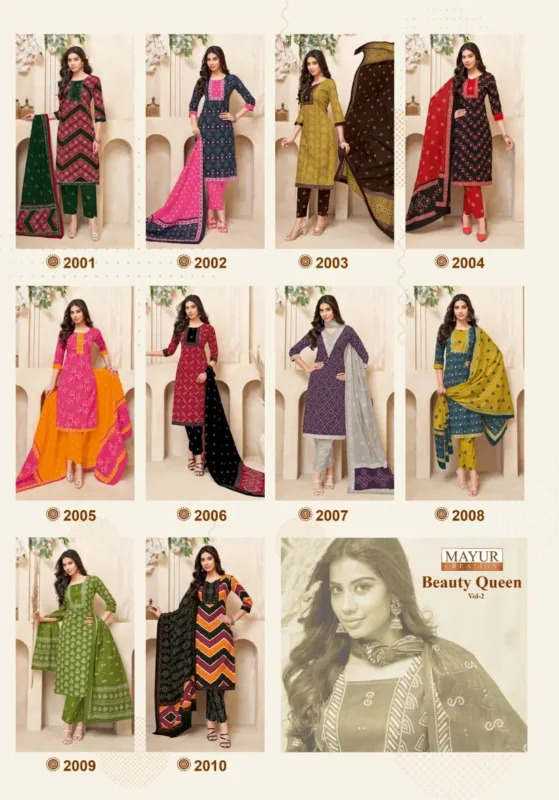 Launching Mayur Beauty Queen Vol 2 Readymade Kurti Pant With Dupatta Wholesale 2026