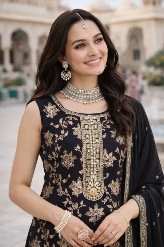 Stylish Mrudangi Surili Viscose Jacquard Embroidered Salwar Kameez Collection Wholesale 2026