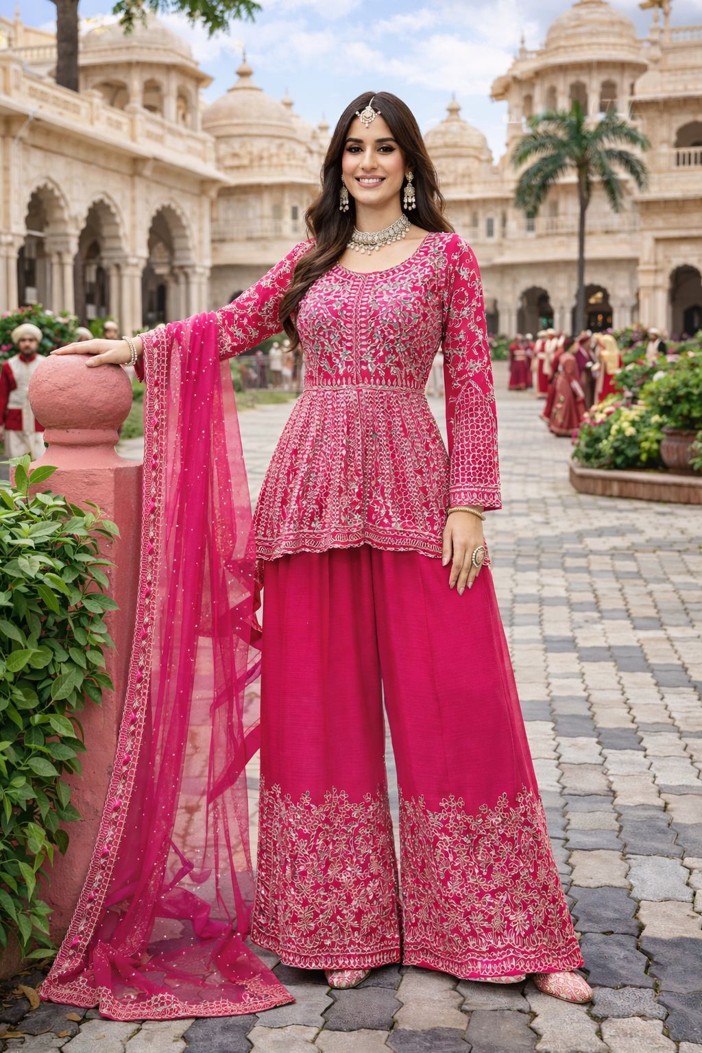 Stylish Mrudangi Mirror Chinon Embroidery Salwar Kameez Wholesale 2026