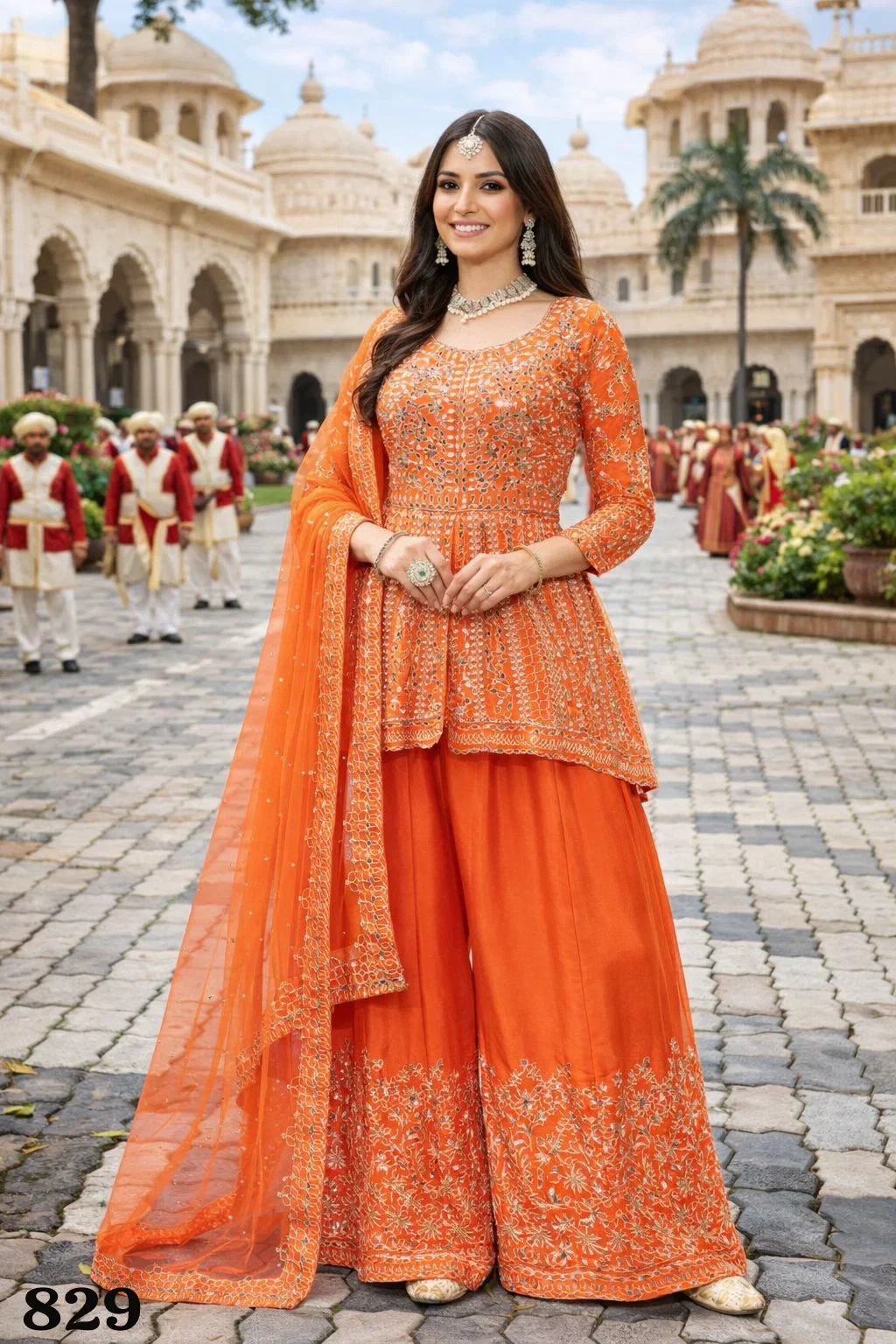 Stylish Mrudangi Mirror Chinon Embroidery Salwar Kameez Wholesale 2026