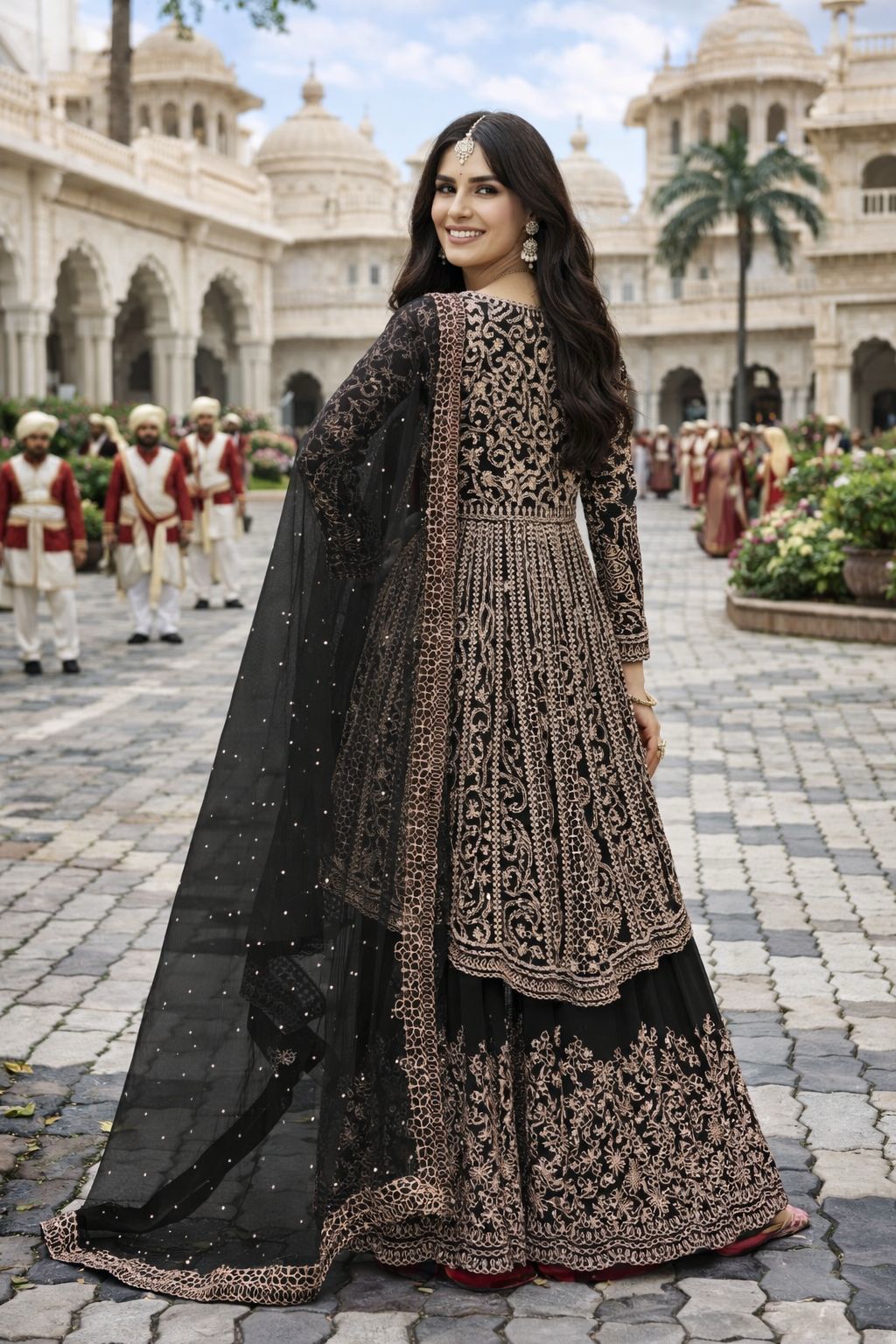 Stylish Mrudangi Mirror Chinon Embroidery Salwar Kameez Wholesale 2026