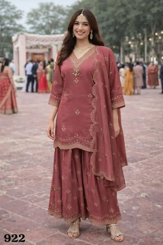 Buy Mrudangi Aza Roman Silk With Heavy Embroidery Worked Salwar Kameez Wholesale 2026