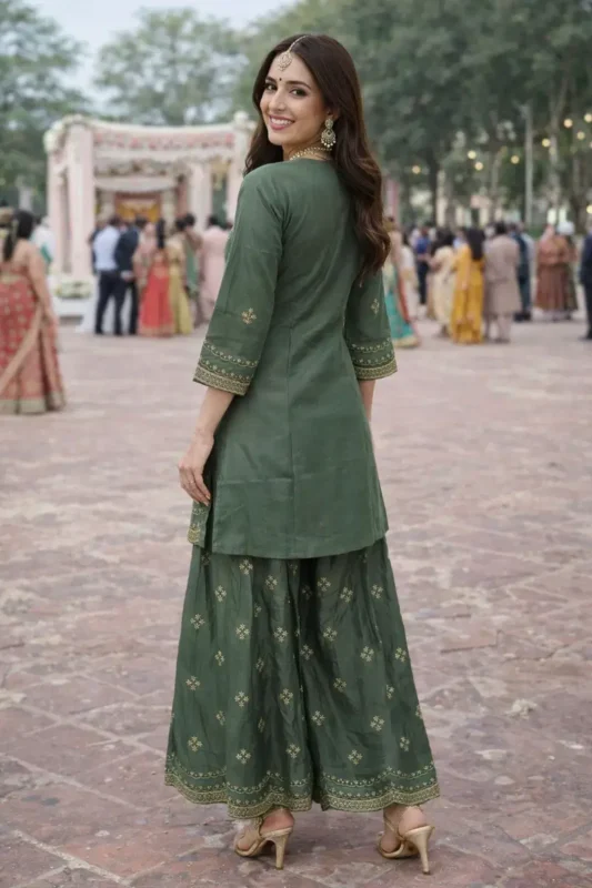 Buy Mrudangi Aza Roman Silk With Heavy Embroidery Worked Salwar Kameez Wholesale 2026