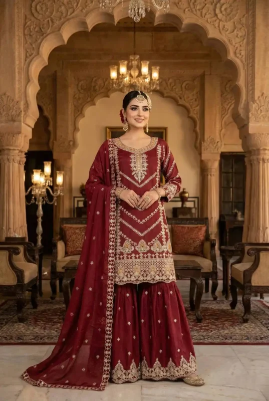 Latest KB 3314 Sharara Suit Wedding Wholesale Market in Surat Wholesale 2026