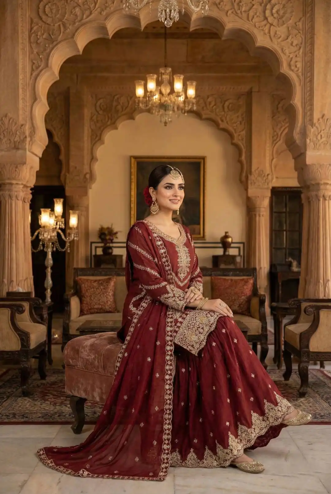 KB 3314 Sharara Suit Wedding Wholesale Market in Surat