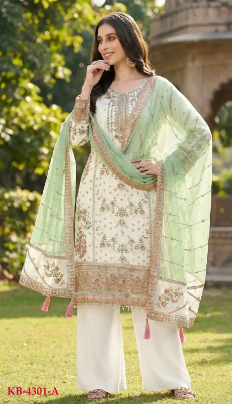 Launching KB 4301 Pakistani Dress Material Eid Collection Wholesale Wholesale 2026