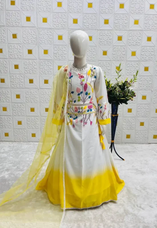 Stylish Baby 219 Natural Crepe Silk Kid Wear Lehenga Choli Wholesale 2026