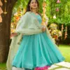 Sabina 5298 Georgette Anarkali Kurti Pant Dupatta Collection