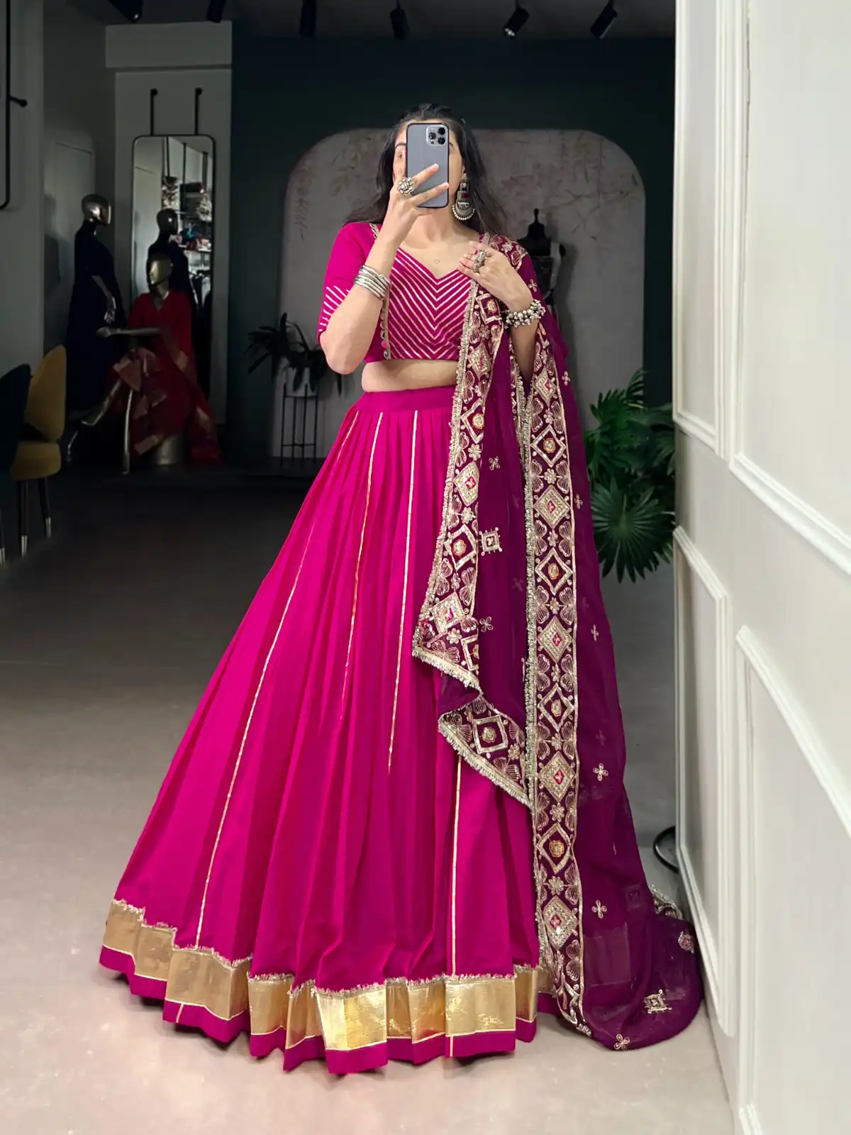 WMN 1708A Cotton Chania Choli Navratri Collection 2025