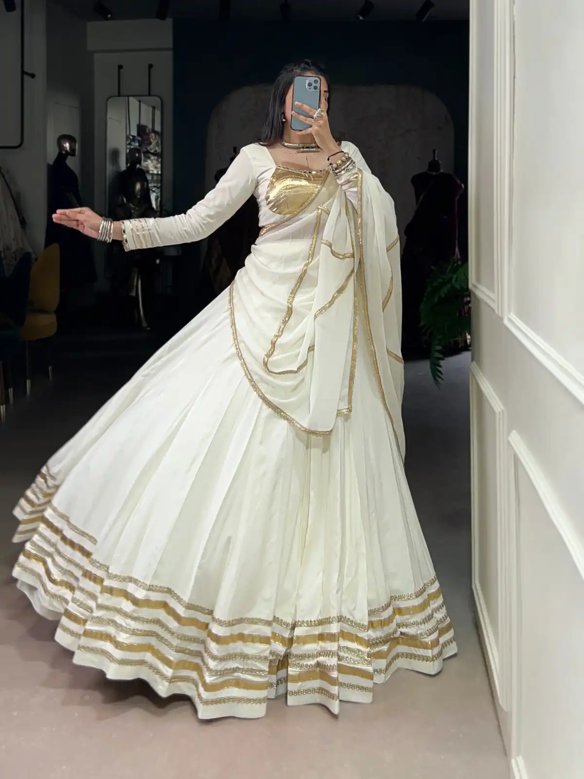 WMN 1605 White Pure Rayon Chaniya Choli Collection 2025