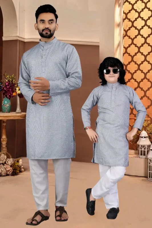 Beautiful Shyam Vol 43 Cotton Kurta Pajama Son And Father Combo Set Wholesale 2026