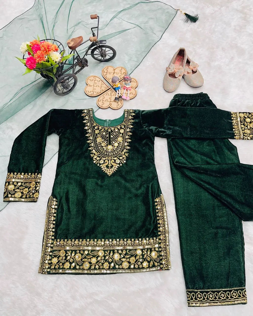 Latest Baby 236 Viscose Velvet Eid Festive Readymade Dress Wholesale 2026