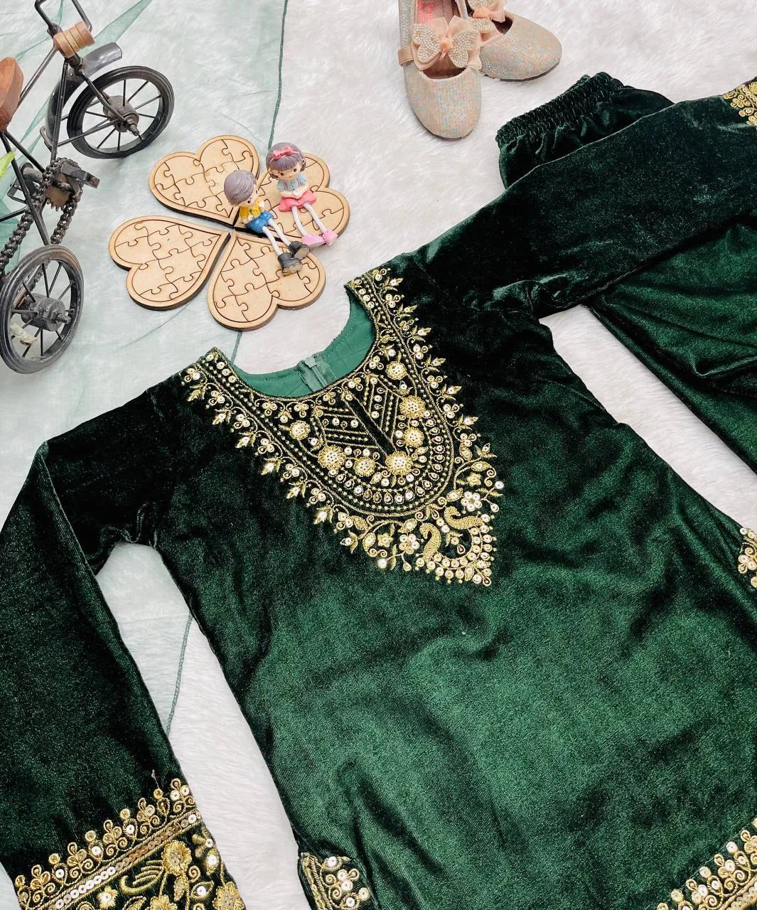 Latest Baby 236 Viscose Velvet Eid Festive Readymade Dress Wholesale 2026