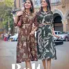 Mittoo Belt Vol 25 Rayon Printed Casual Wear One Piece Collection Wholesale