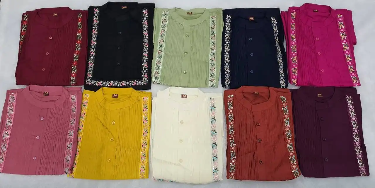 Beautiful SS2016 Vol 1 Heavy Rayon Top Collection Wholesale 2026