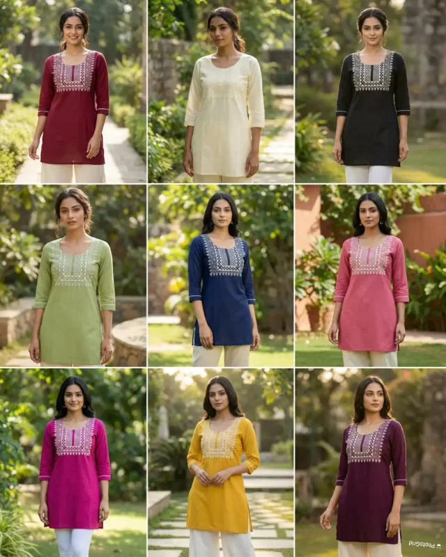 Buy SS2016 Heavy Rayon Thread Short Top Western Wear Wholesale 2026