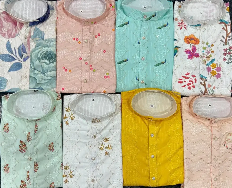 Stylish SS2016 Vol 05 Kurta Pajama For Men Wedding Design Wholesale 2026
