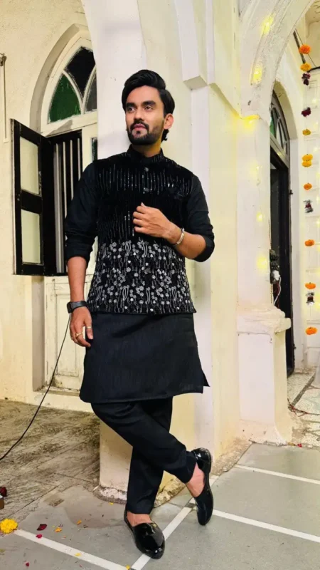 Buy Shyam Vol 78 Men Kurta Pajama With Koti For Wedding Wholesale 2026