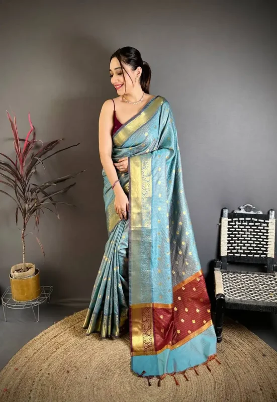 Buy Laxmi 1055 Weaving Butti Work Saree Festive Collection Wholesale 2026