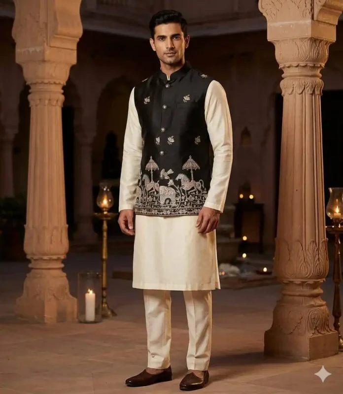 Buy Shyam Vol 89 Wedding Kurta Pajama With Embroidery Koti Wholesale 2026