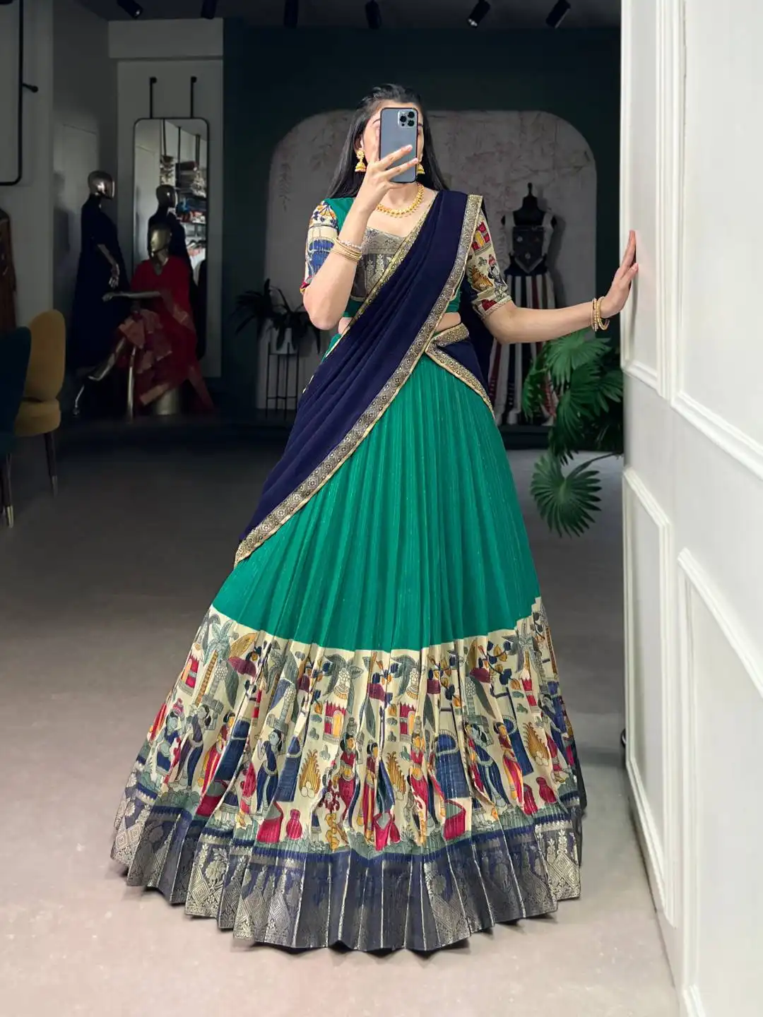 Buy WMN 1242 Nitriya Poly Chander Printed Chaniya Choli Collection Wholesale 2026