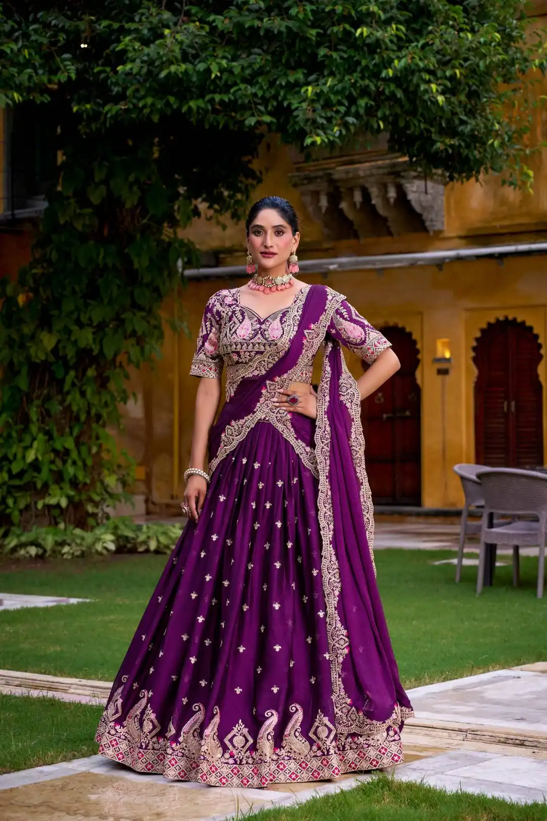 WMN 1456 Vrushee Rangoli Crush Lehenga Choli Wedding Collection