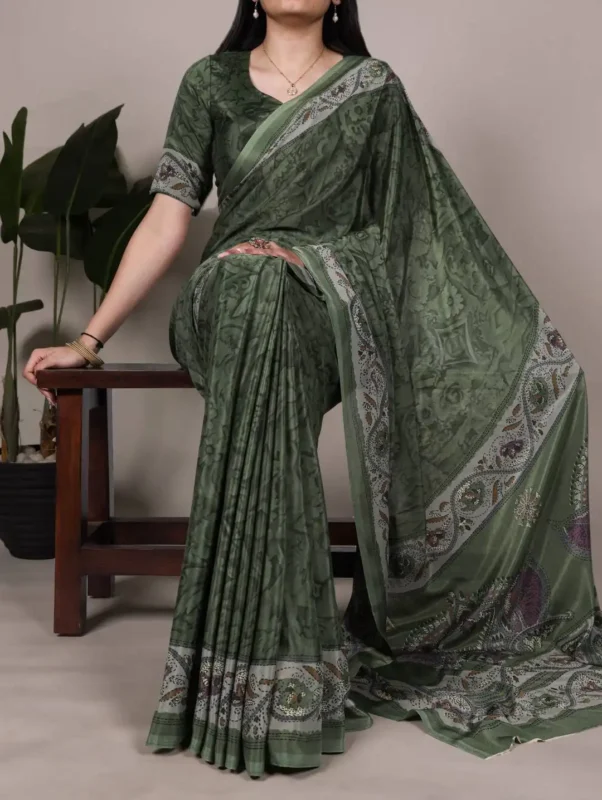 Buy WMN 7056 Crepe Printed Saree Collection Below 700 Wholesale 2026